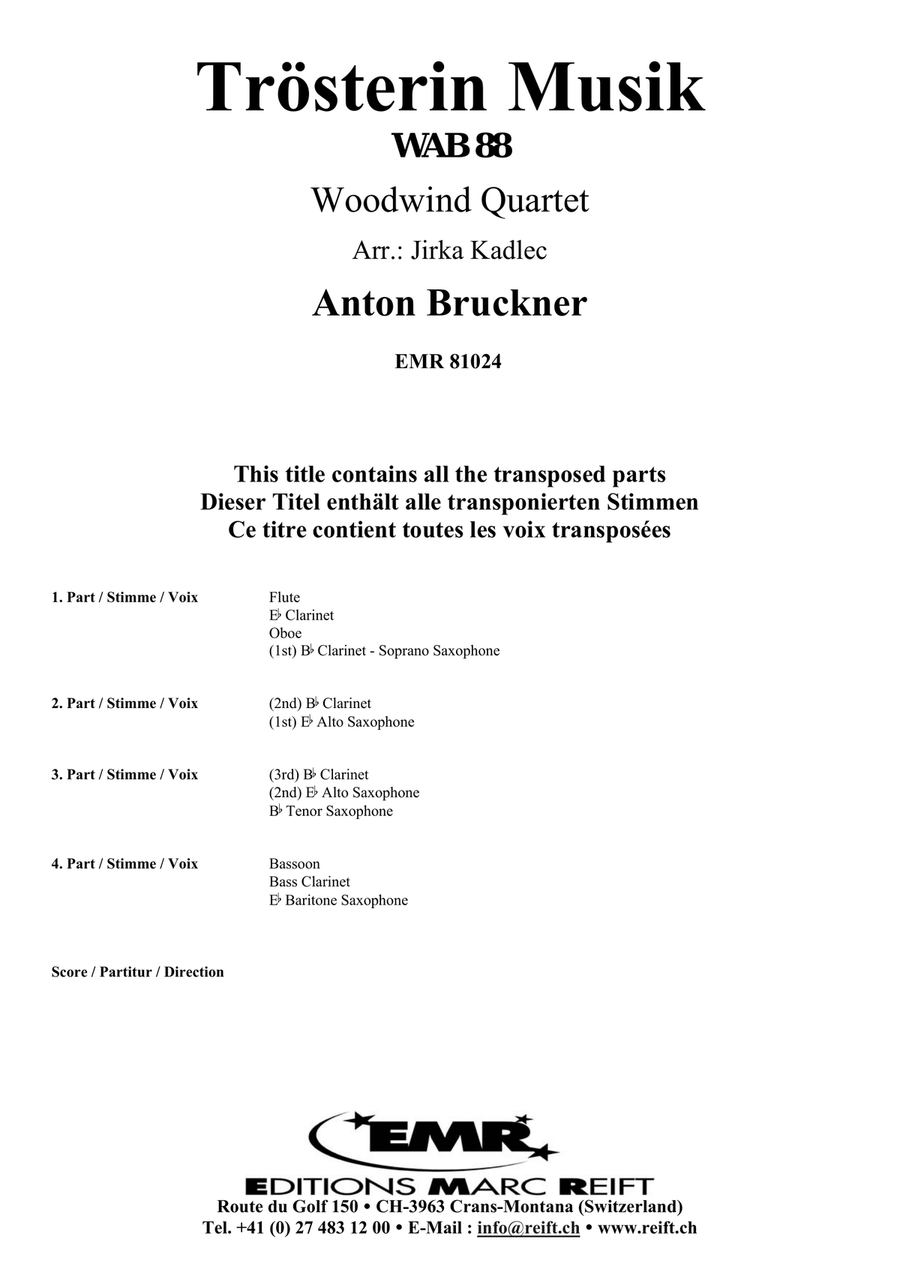 Trösterin Musik Trösterin Musik Woodwind Quartet scores gallery preview page 2