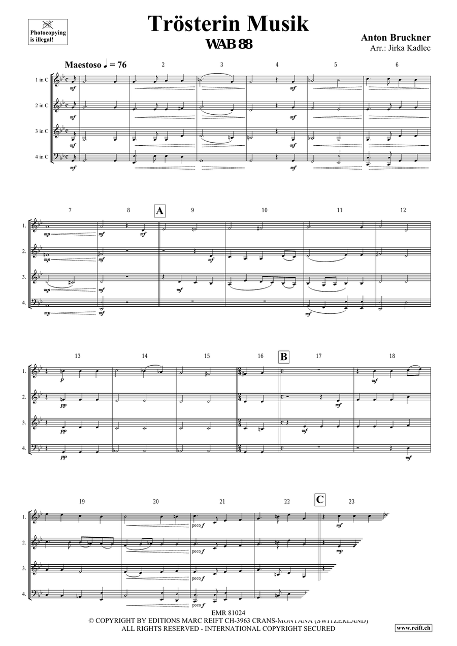Trösterin Musik Trösterin Musik Woodwind Quartet scores gallery preview page 3