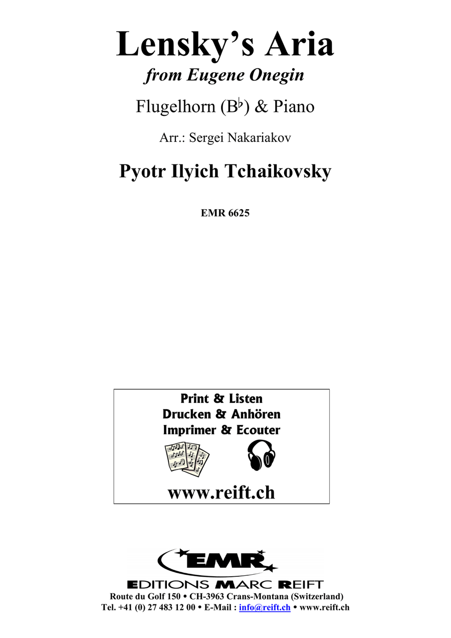 Lensky's Aria Lensky's Aria Flugelhorn scores gallery preview page 2