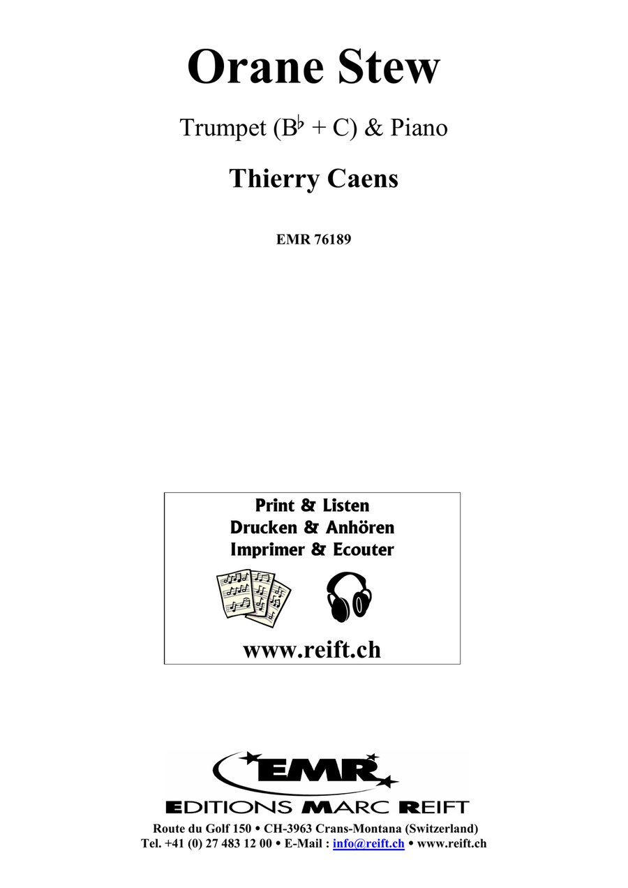 Orane Stew Orane Stew Trumpet Solo scores gallery preview page 2
