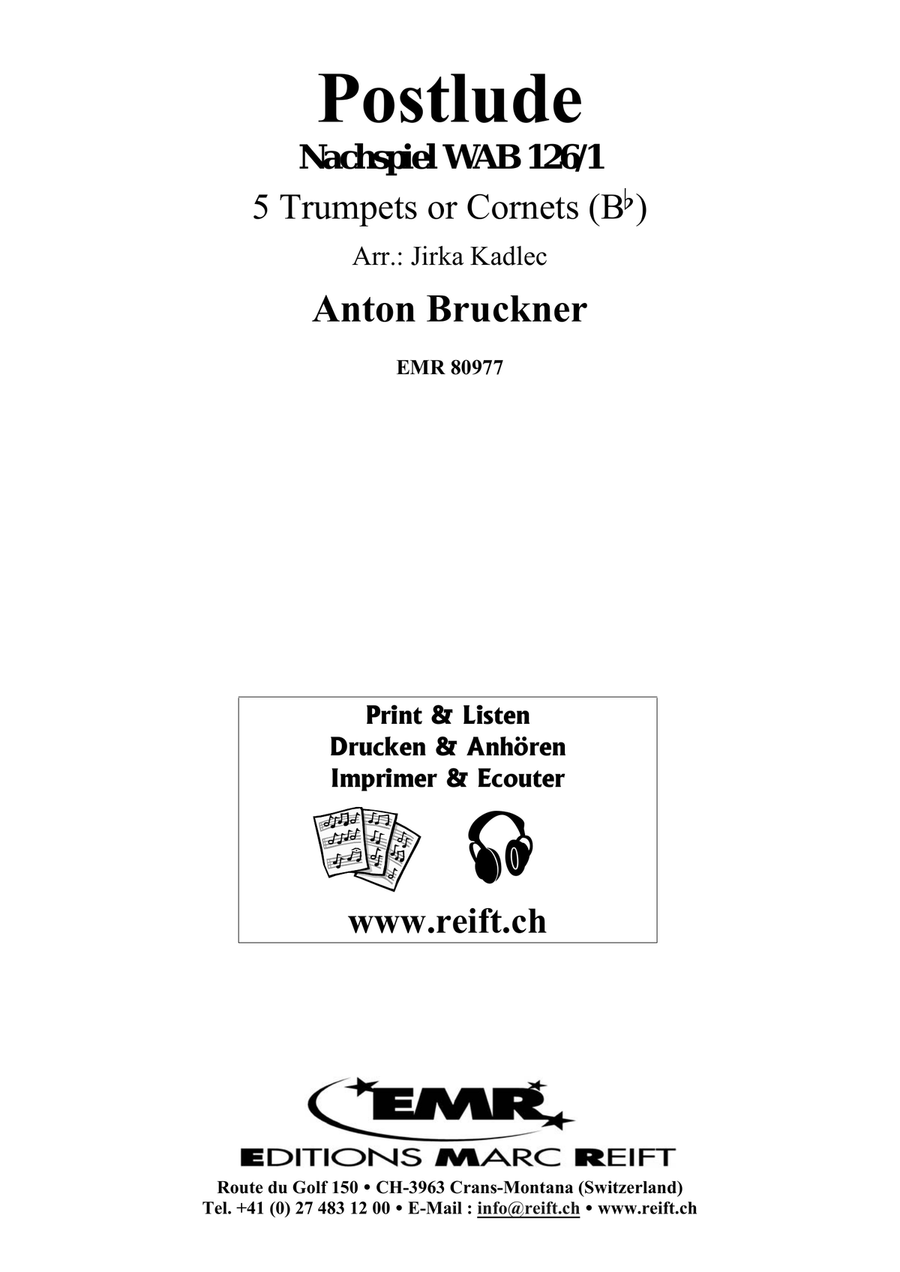 Postlude Postlude Cornet scores gallery preview page 2