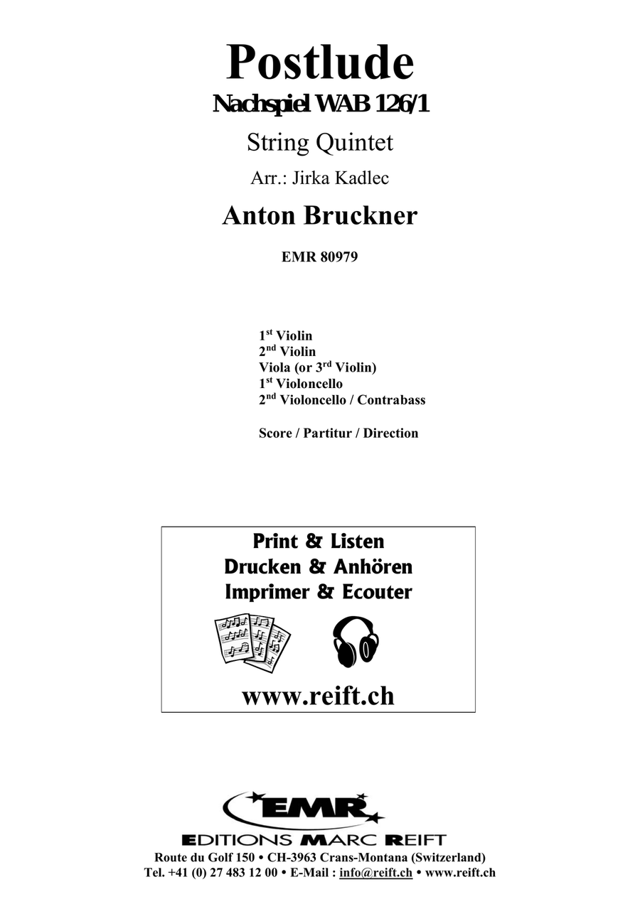 Postlude Postlude String Quintet scores gallery preview page 2