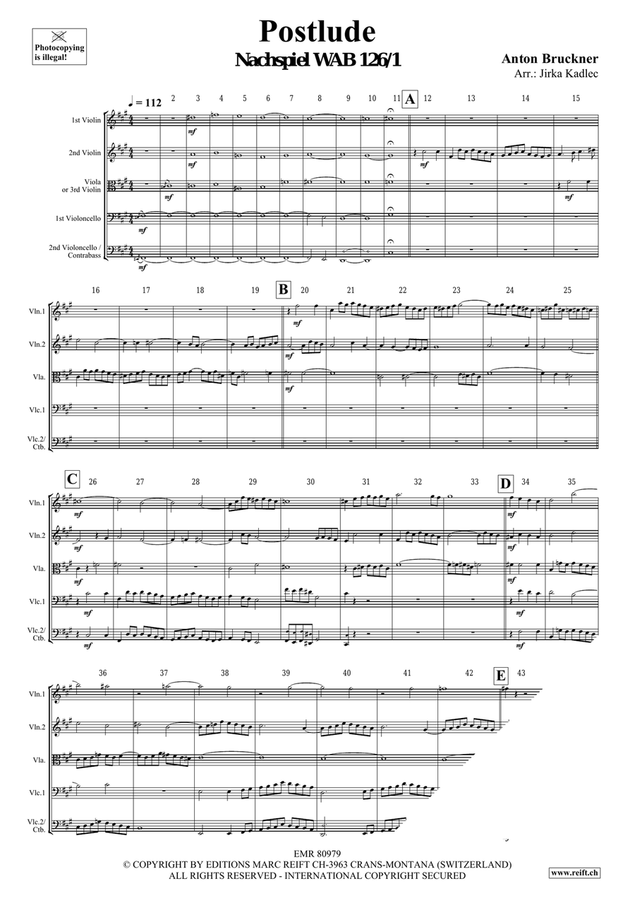 Postlude Postlude String Quintet scores gallery preview page 3