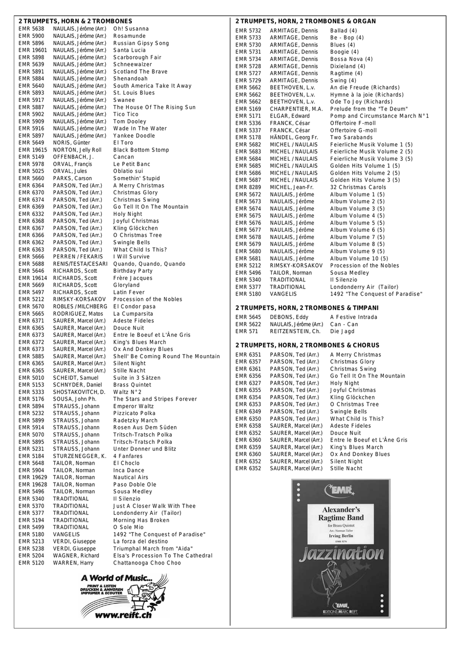 Postlude Postlude Brass Quintet scores gallery preview page 4