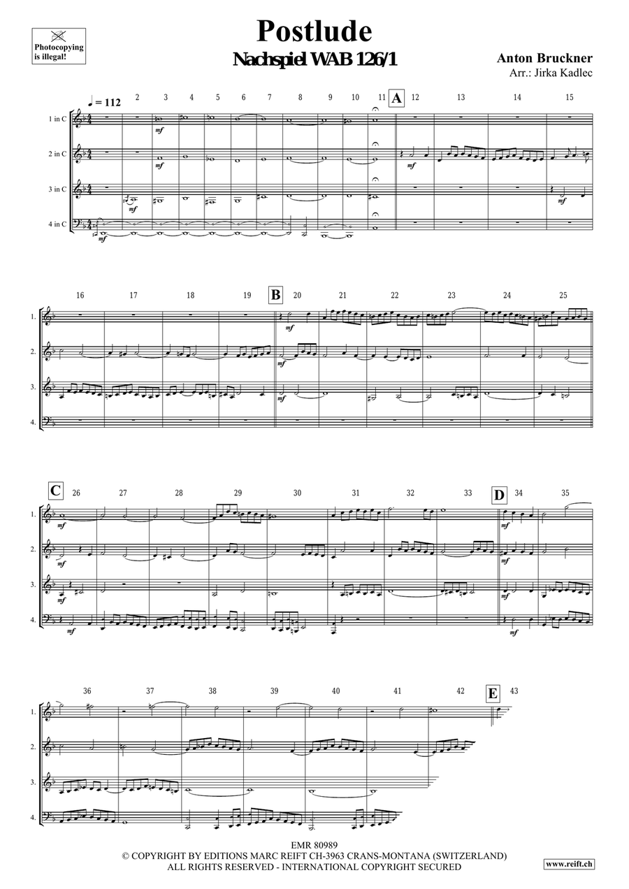 Postlude Postlude Score scores gallery preview page 3