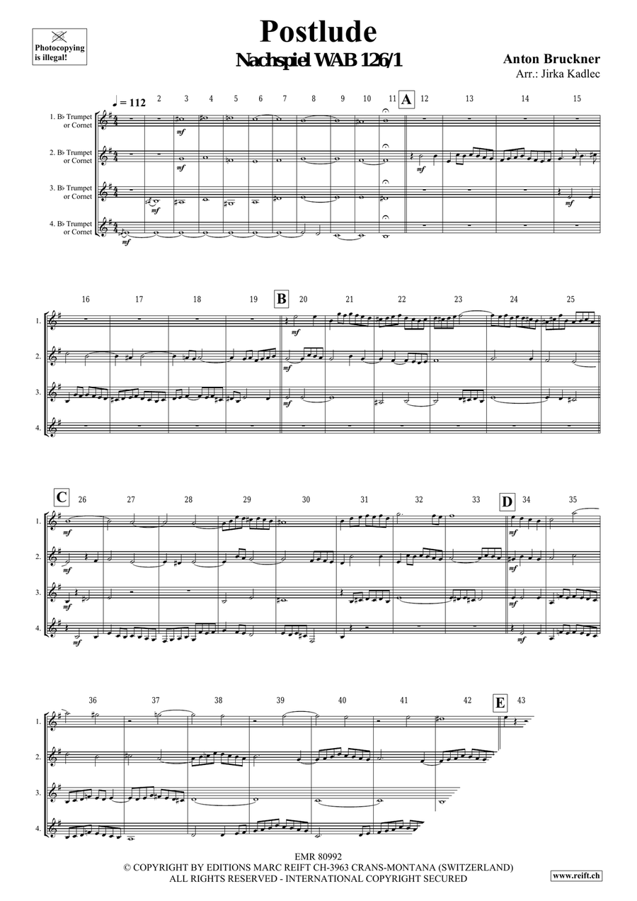 Postlude Postlude Cornet scores gallery preview page 3
