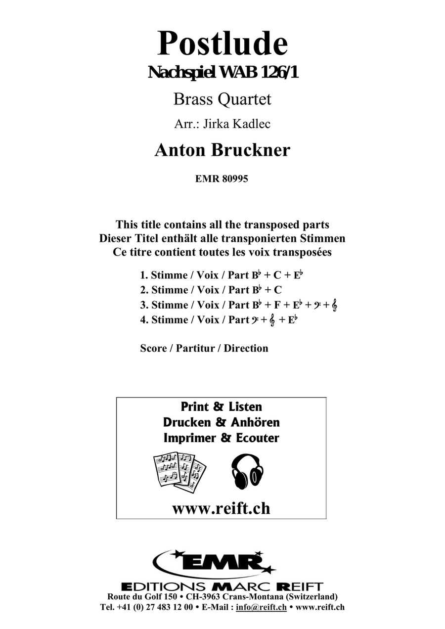 Postlude Postlude Brass Quartet scores gallery preview page 2