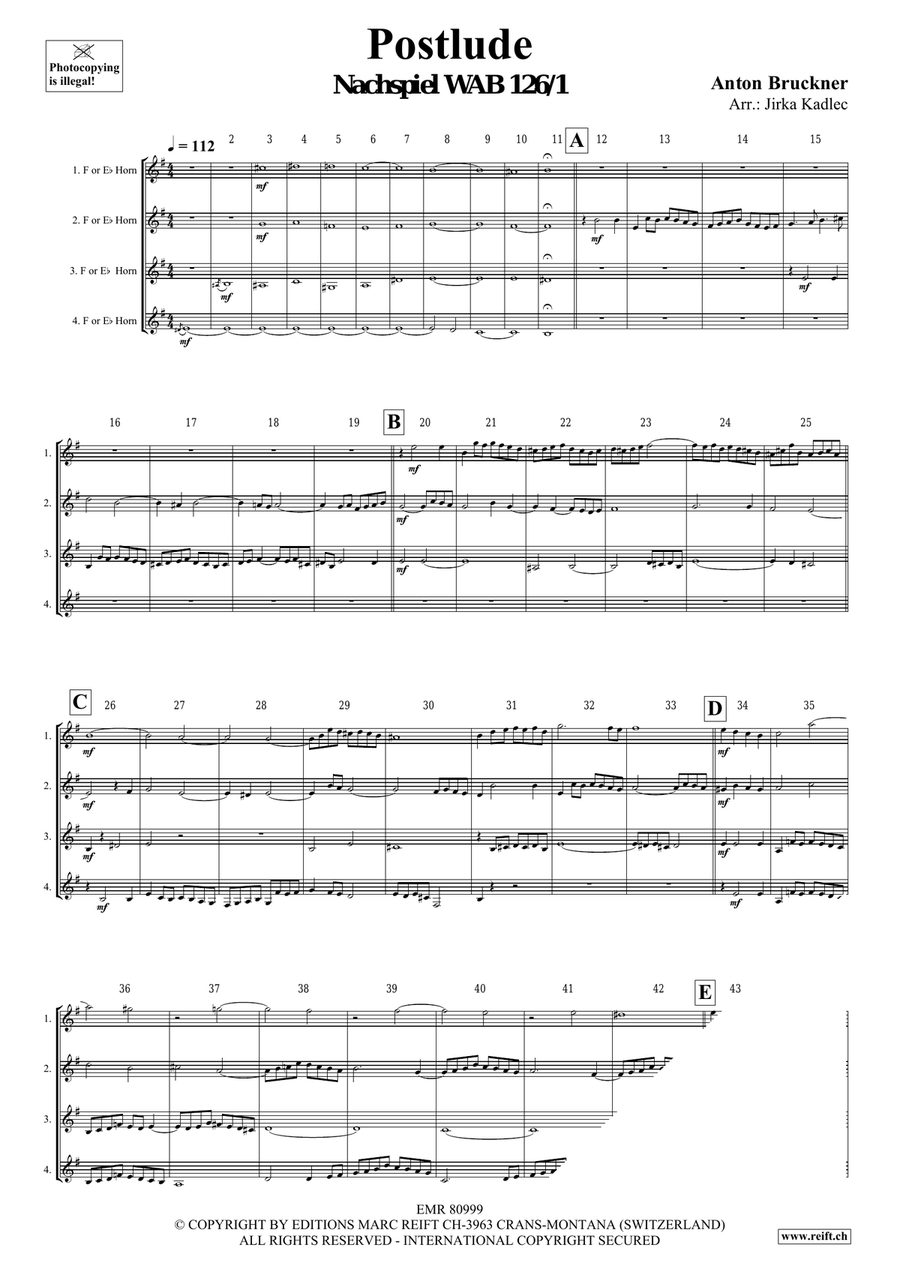 Postlude Postlude Horn scores gallery preview page 3
