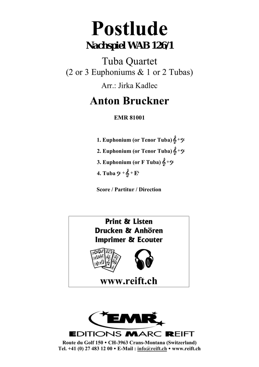 Postlude Postlude Tuba Quartet scores gallery preview page 2