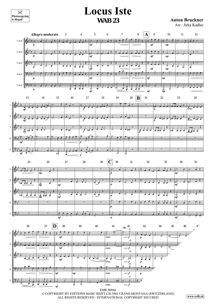 Locus Iste Locus Iste Score scores gallery preview page 3