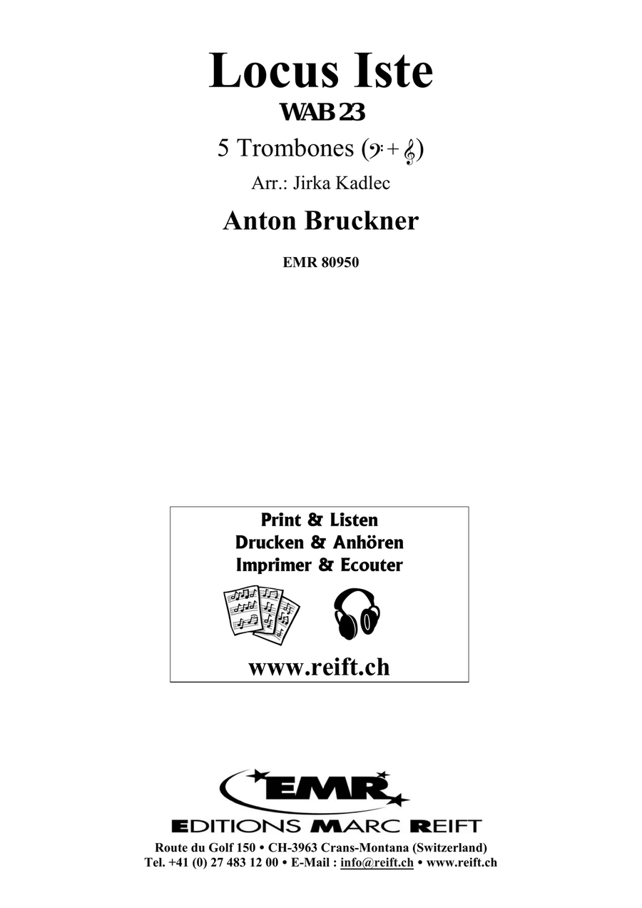 Locus Iste Locus Iste Trombone scores gallery preview page 2