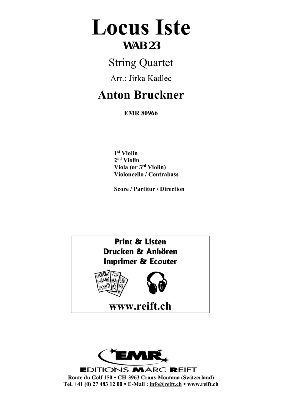 Locus Iste Locus Iste String Quartet scores gallery preview page 2