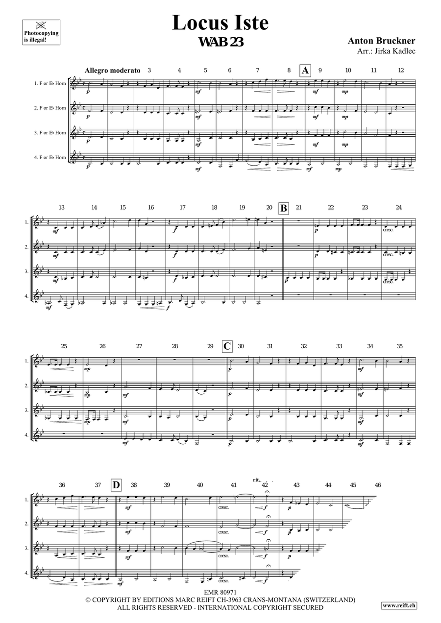 Locus Iste Locus Iste Horn scores gallery preview page 3
