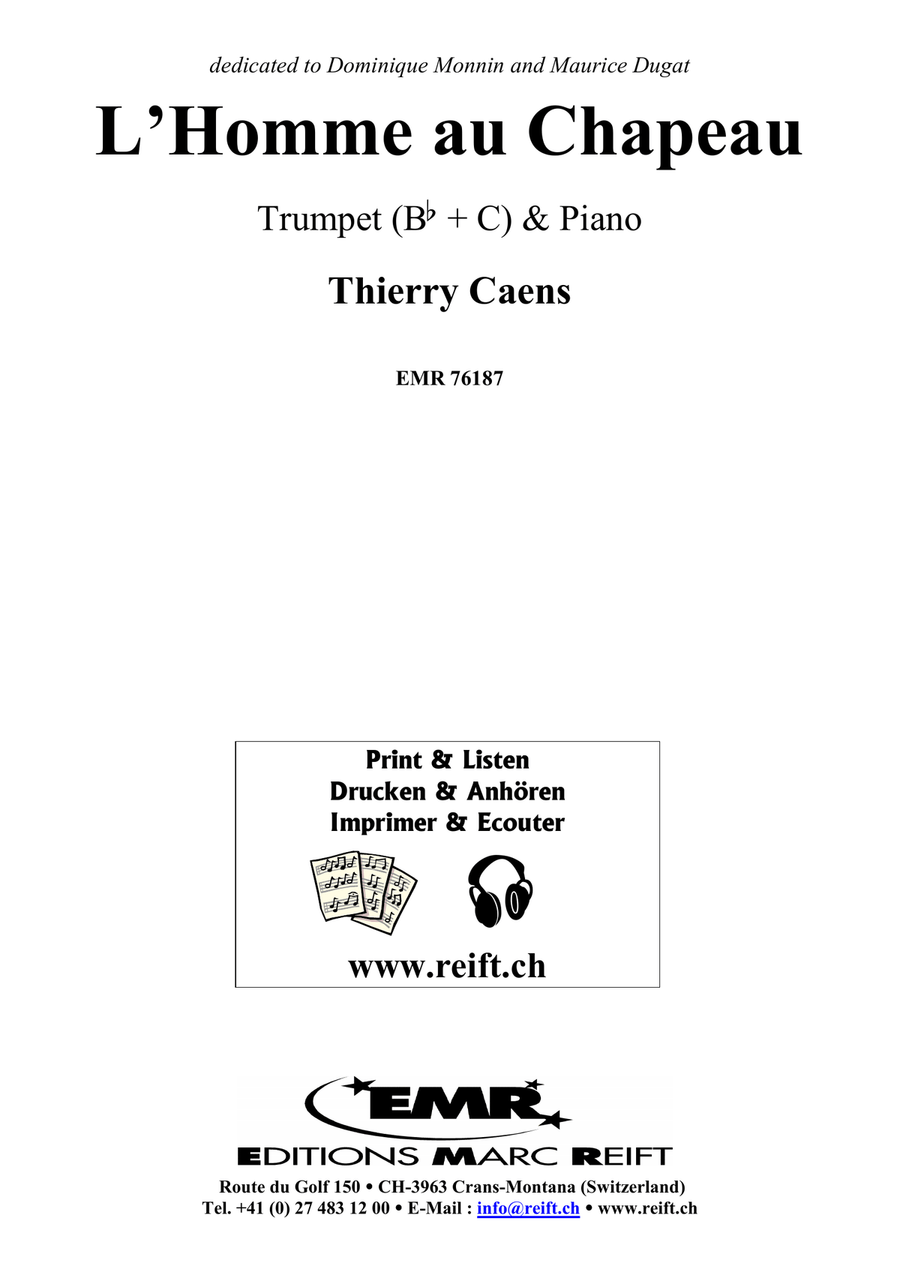 L'Homme au Chapeau L'Homme au Chapeau Trumpet Solo scores gallery preview page 2