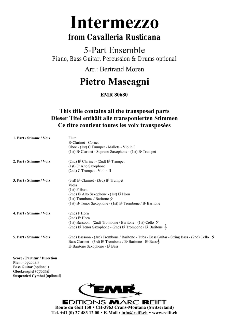 Intermezzo Intermezzo Score scores gallery preview page 2