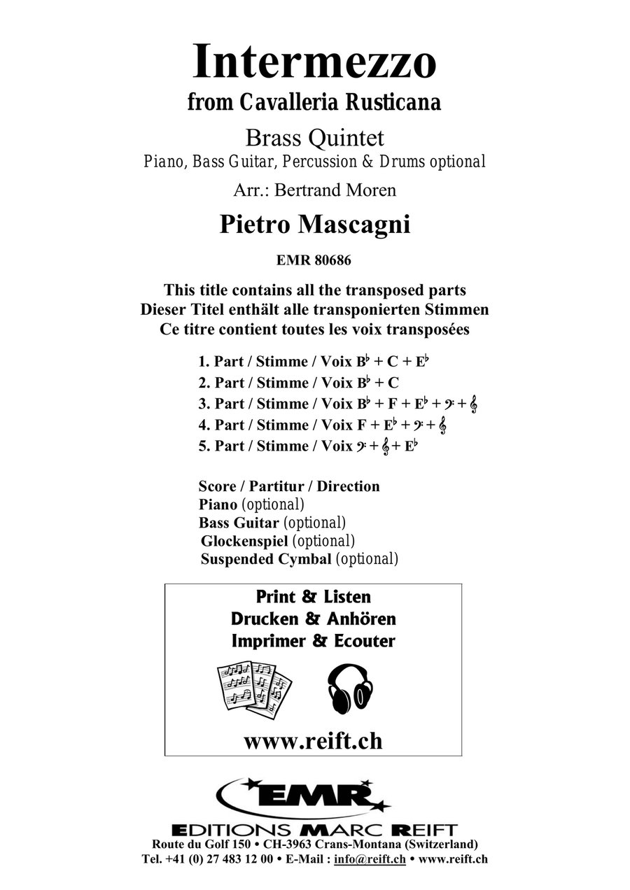 Intermezzo Intermezzo Brass Quintet scores gallery preview page 2