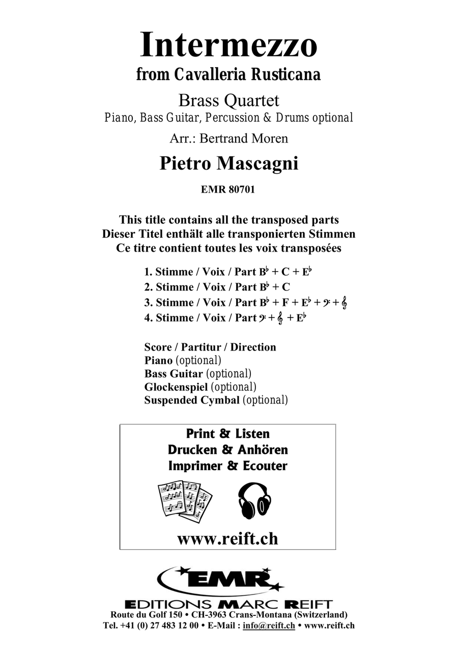 Intermezzo Intermezzo Brass Quartet scores gallery preview page 2