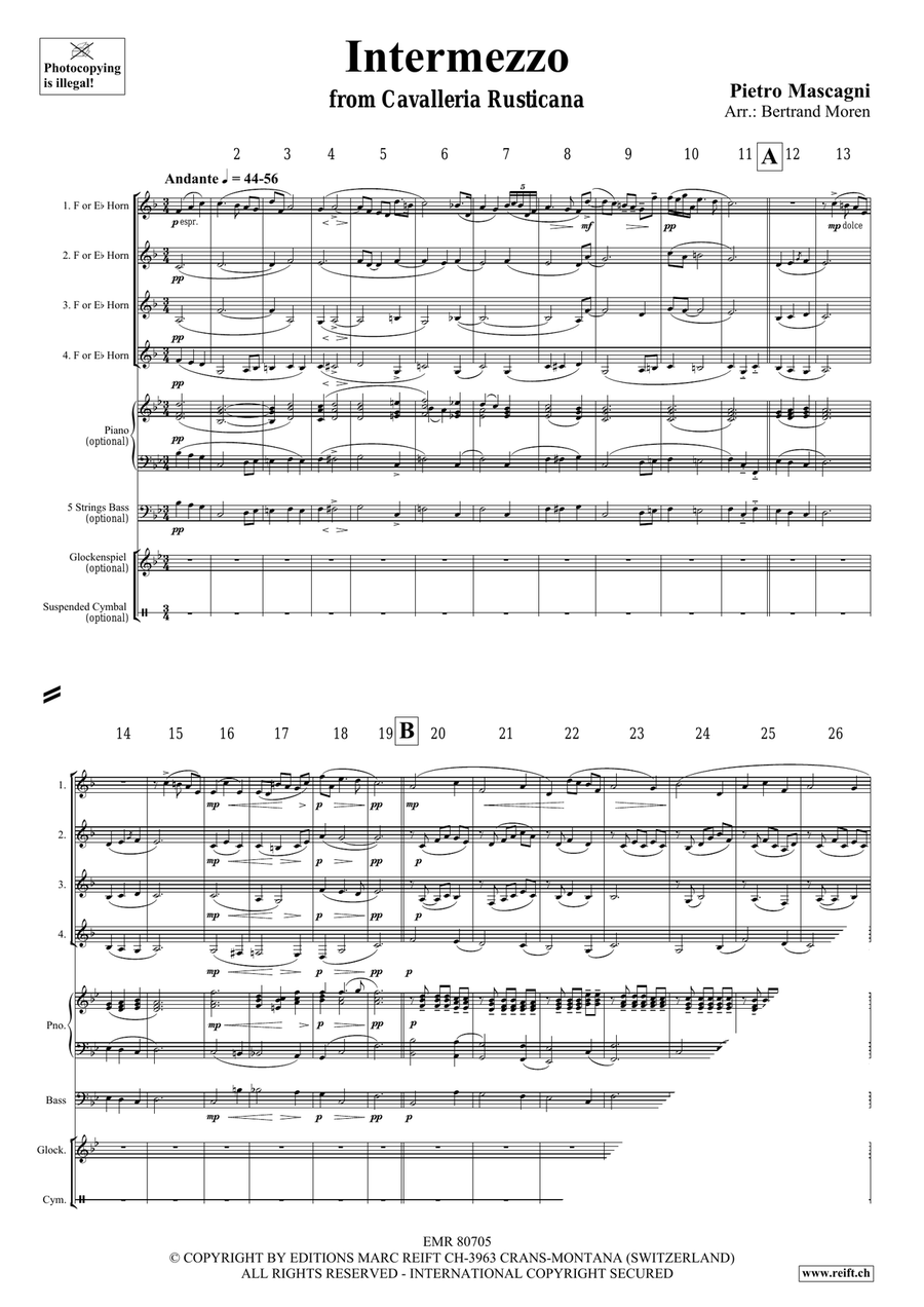 Intermezzo Intermezzo Horn scores gallery preview page 3