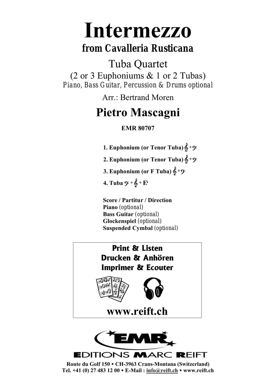 Intermezzo Intermezzo Tuba Quartet scores gallery preview page 2