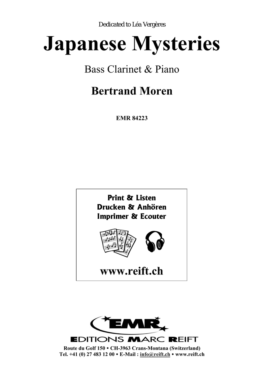 Japanese Mysteries Japanese Mysteries Bass Clarinet scores gallery preview page 2
