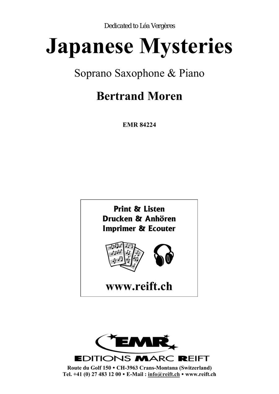 Japanese Mysteries Japanese Mysteries Soprano Saxophone scores gallery preview page 2