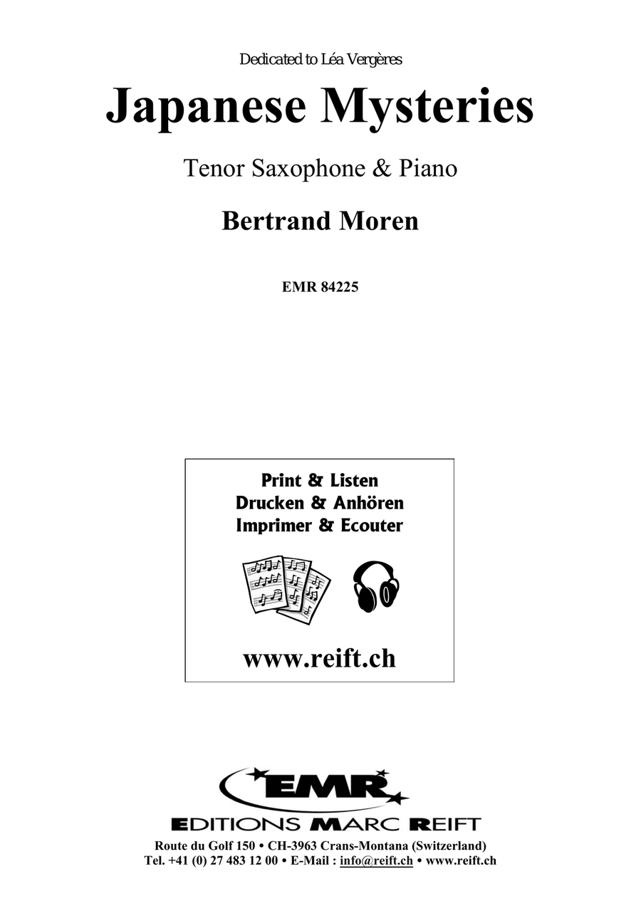 Japanese Mysteries Japanese Mysteries Tenor Saxophone scores gallery preview page 2
