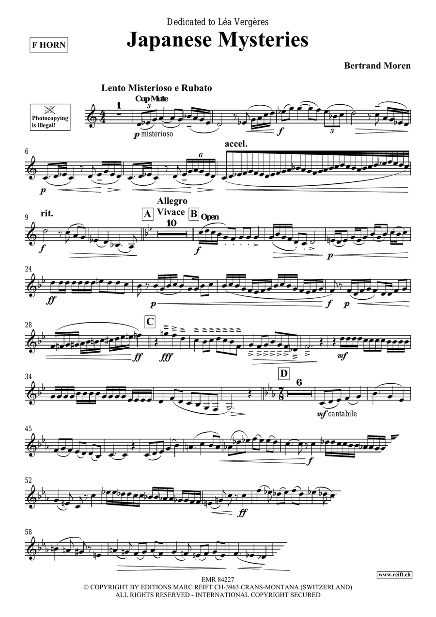 Japanese Mysteries Japanese Mysteries Horn scores gallery preview page 4