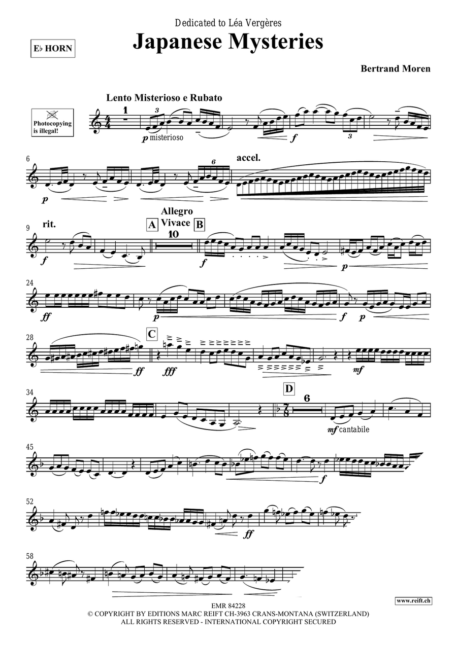 Japanese Mysteries Japanese Mysteries Horn scores gallery preview page 4