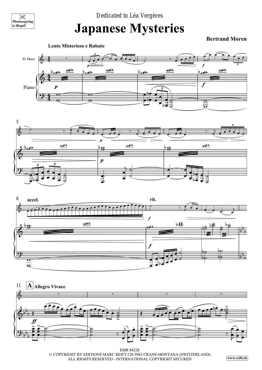Japanese Mysteries Japanese Mysteries Horn scores gallery preview page 5