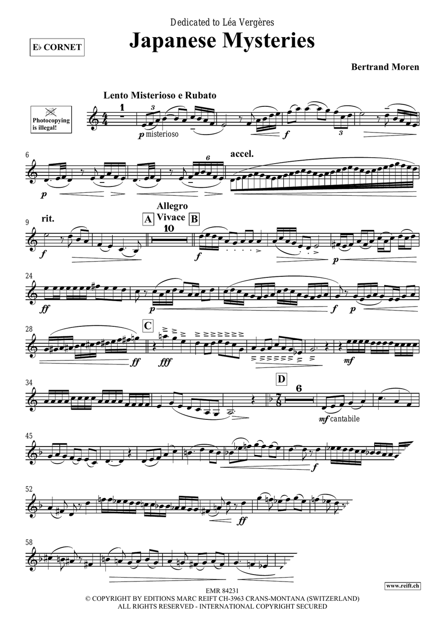 Japanese Mysteries Japanese Mysteries Cornet scores gallery preview page 4
