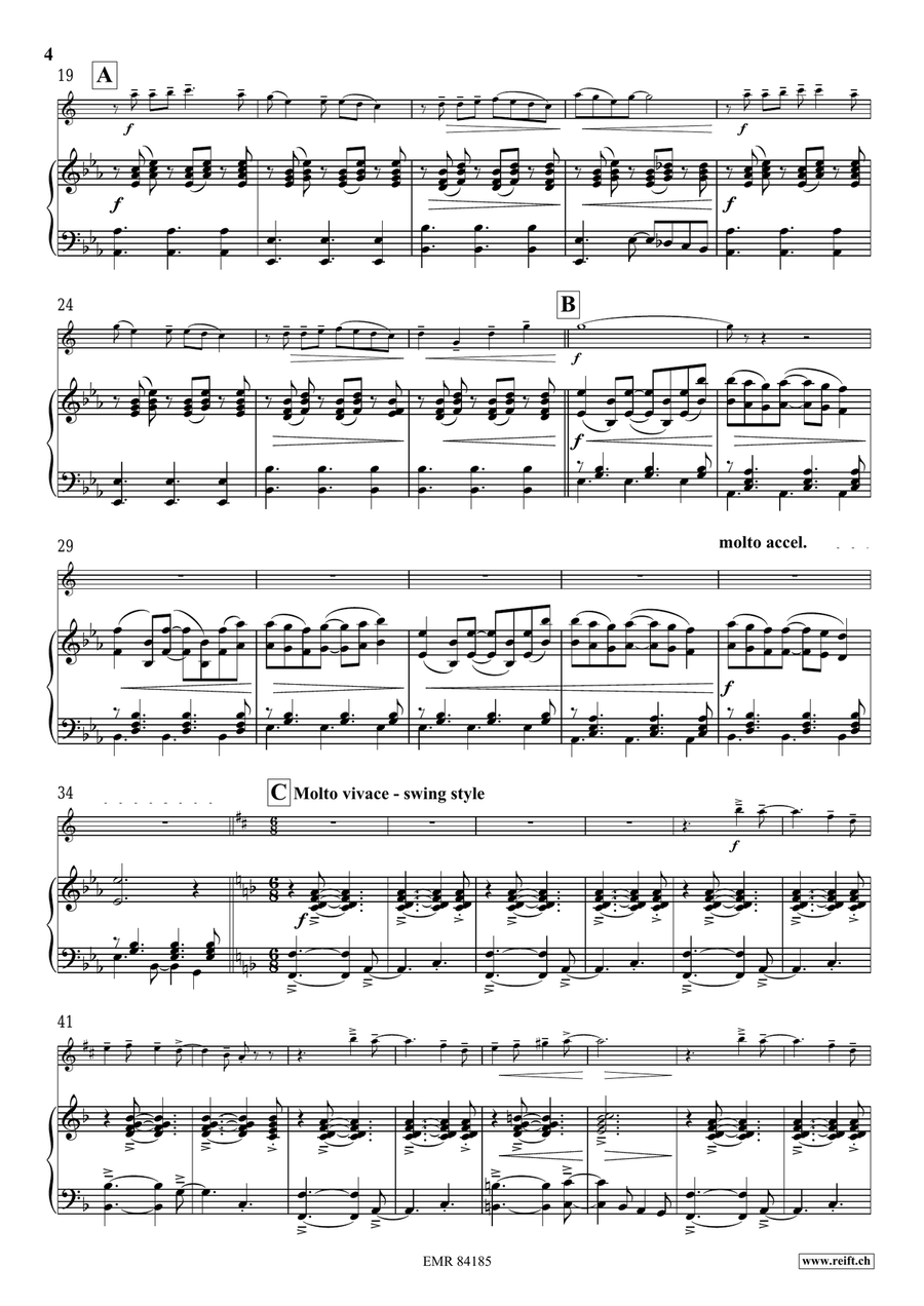 Blue Light Blue Light Alto Saxophone scores gallery preview page 6