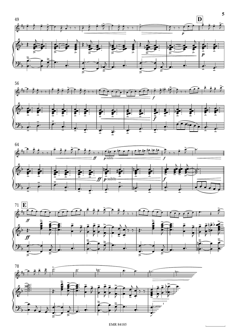 Blue Light Blue Light Alto Saxophone scores gallery preview page 7