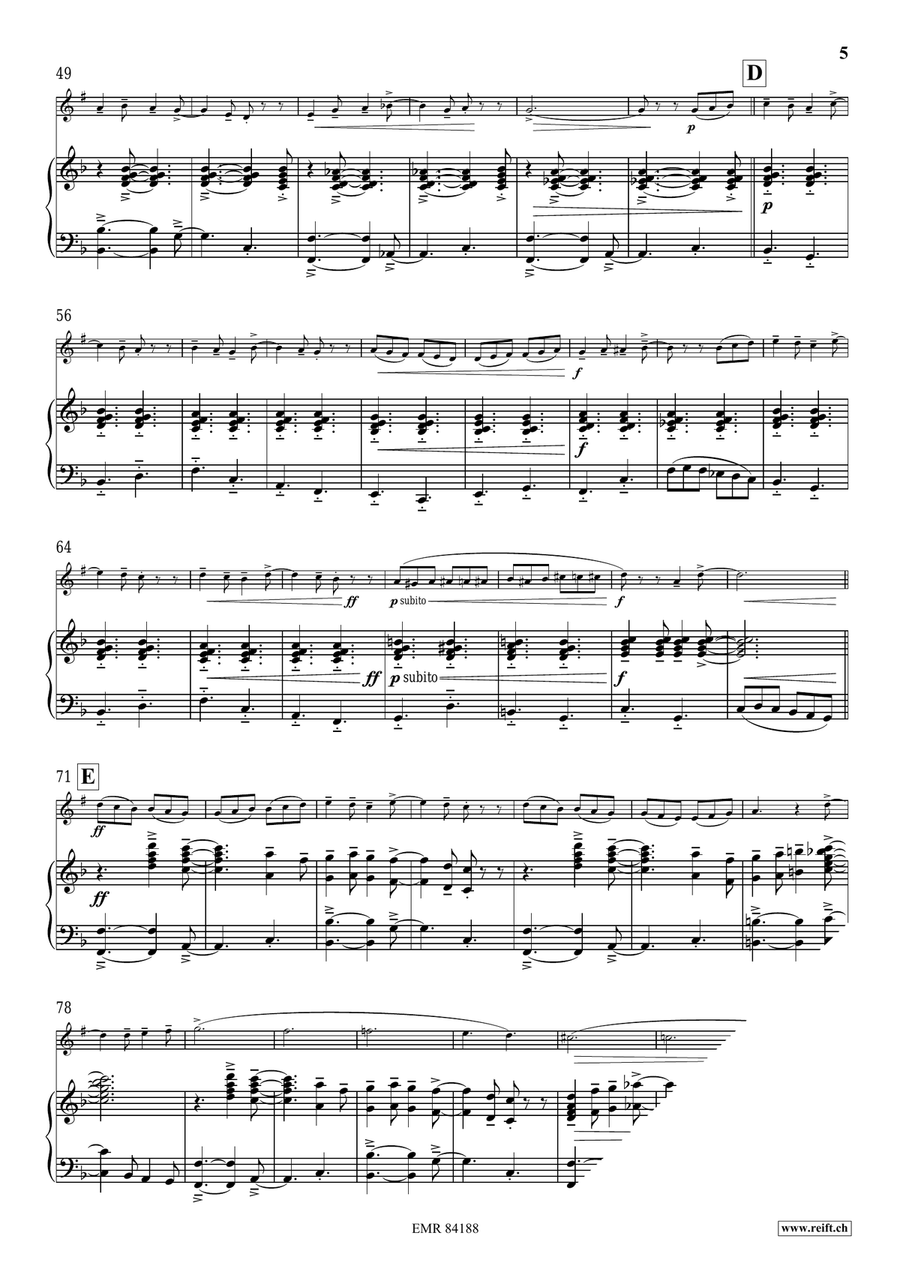 Blue Light Blue Light Euphonium scores gallery preview page 7