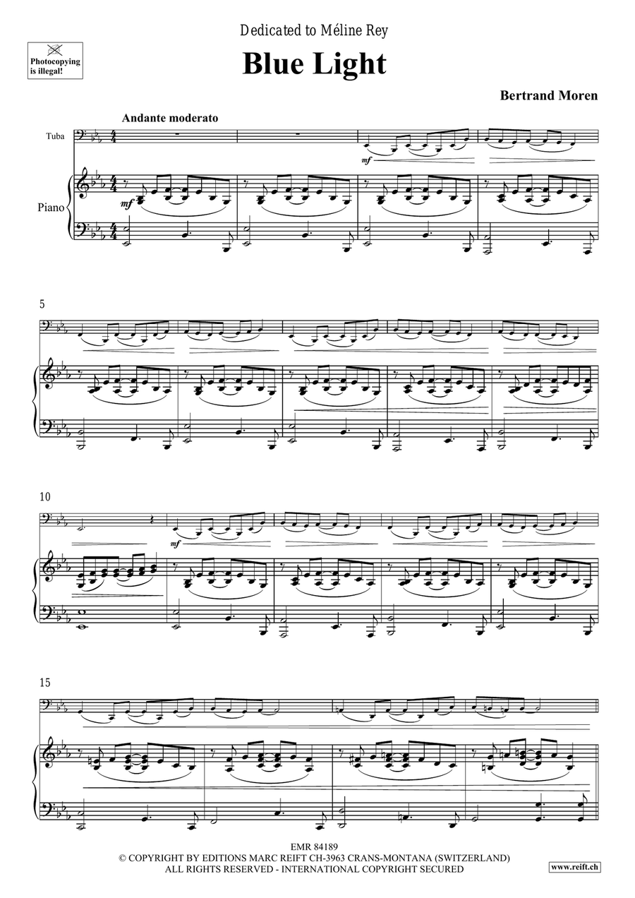 Blue Light Blue Light Tuba scores gallery preview page 5