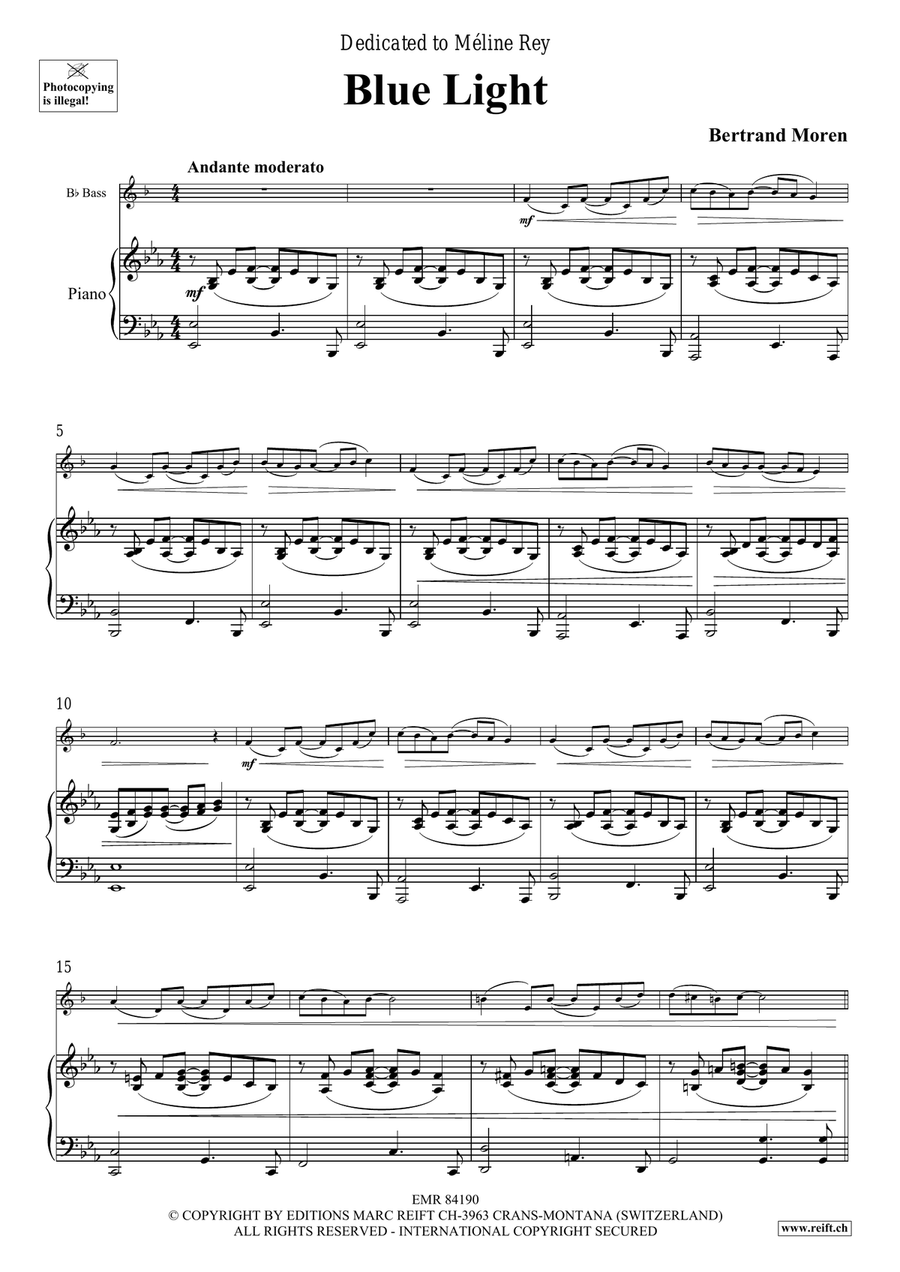 Blue Light Blue Light Voice Solo scores gallery preview page 5
