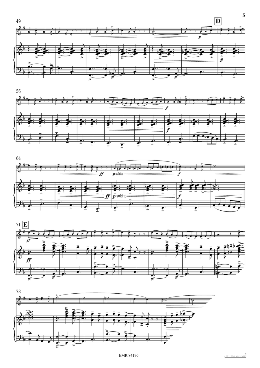 Blue Light Blue Light Voice Solo scores gallery preview page 7