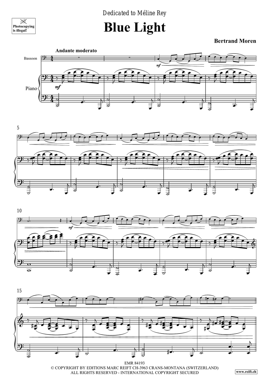 Blue Light Blue Light Bassoon Solo scores gallery preview page 5