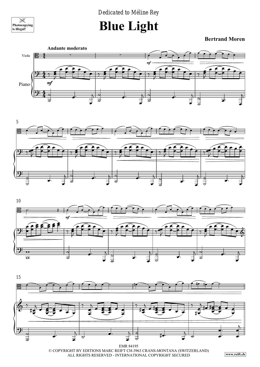 Blue Light Blue Light Piano Accompaniment scores gallery preview page 5
