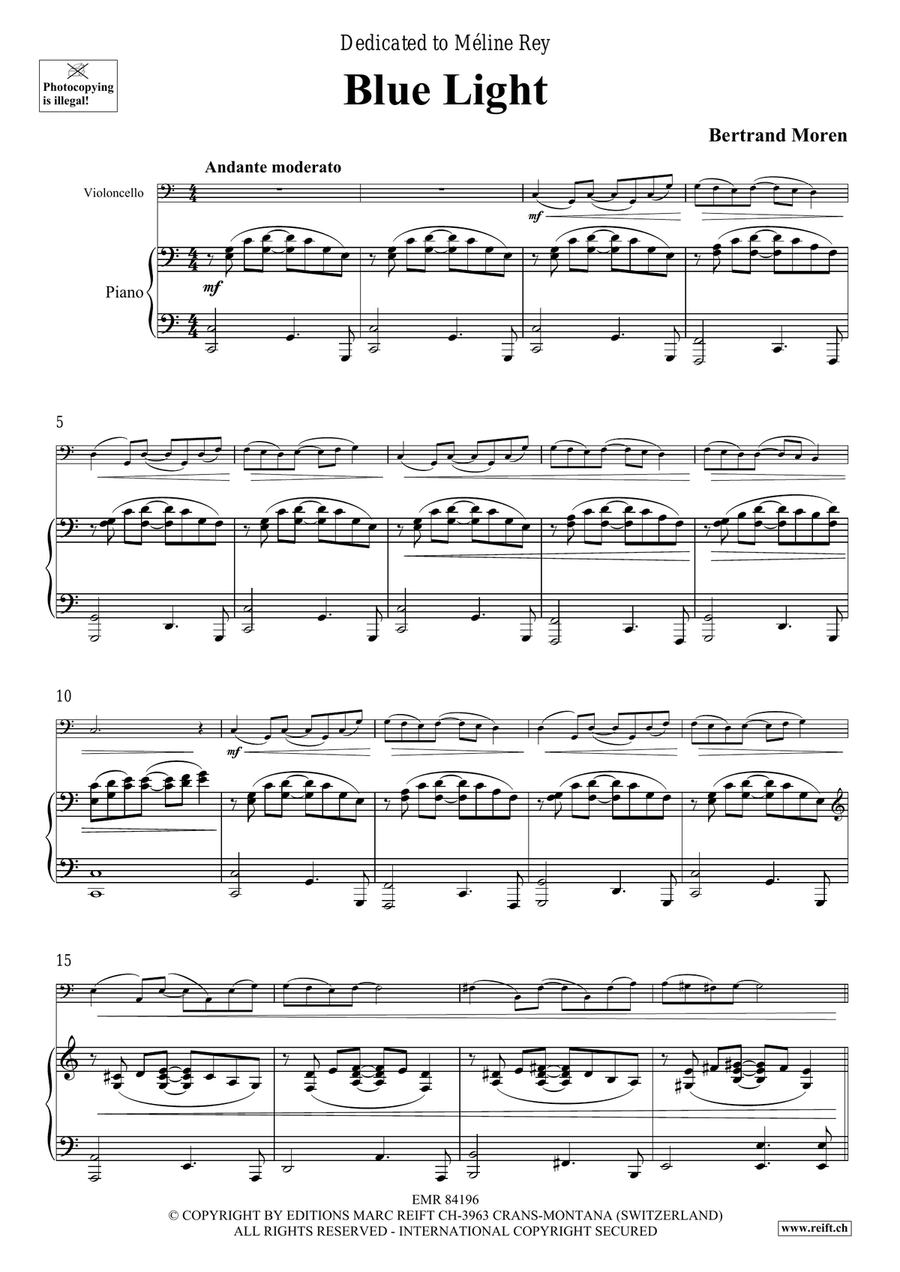Blue Light Blue Light Piano Accompaniment scores gallery preview page 5