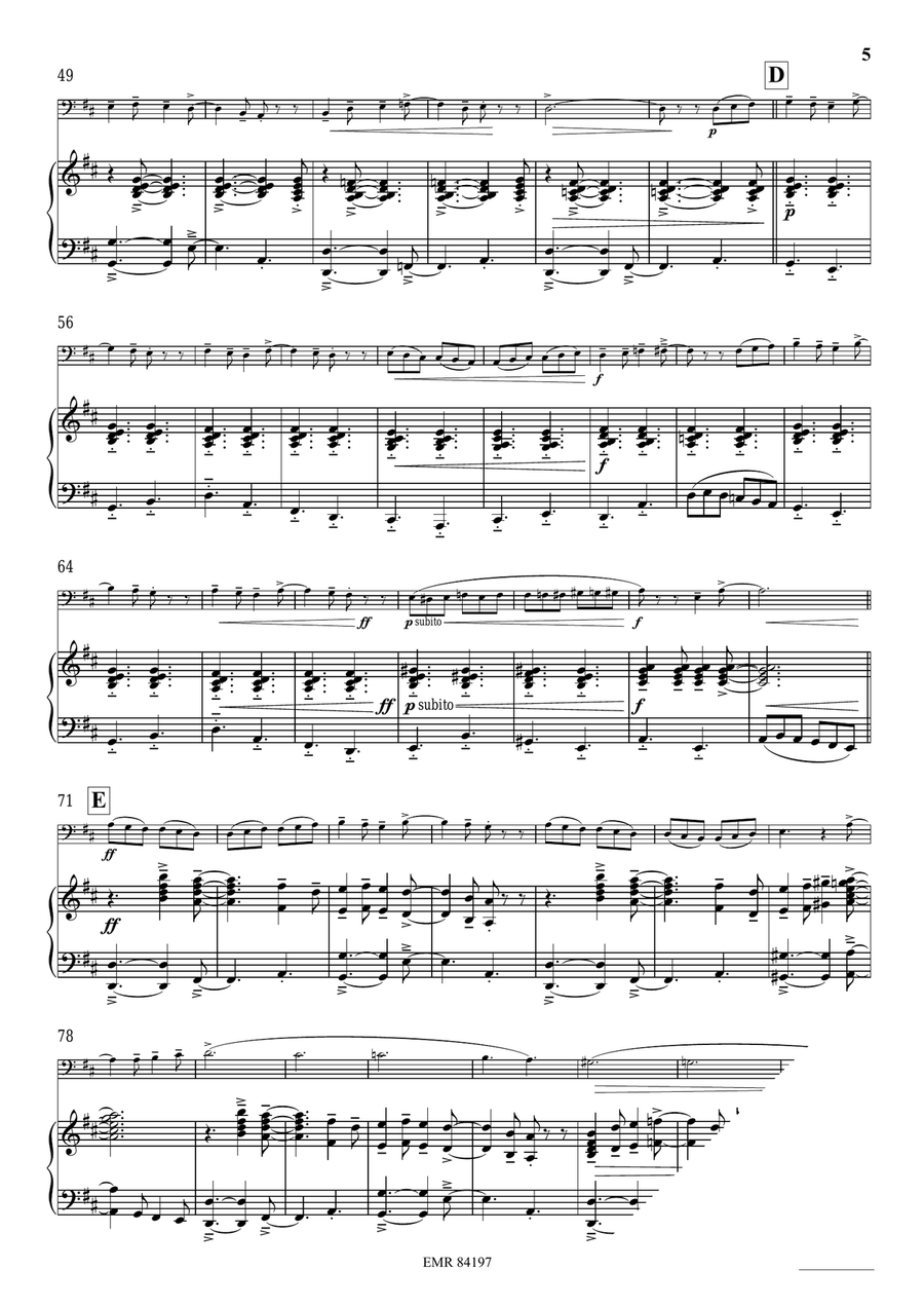 Blue Light Blue Light Double Bass scores gallery preview page 7