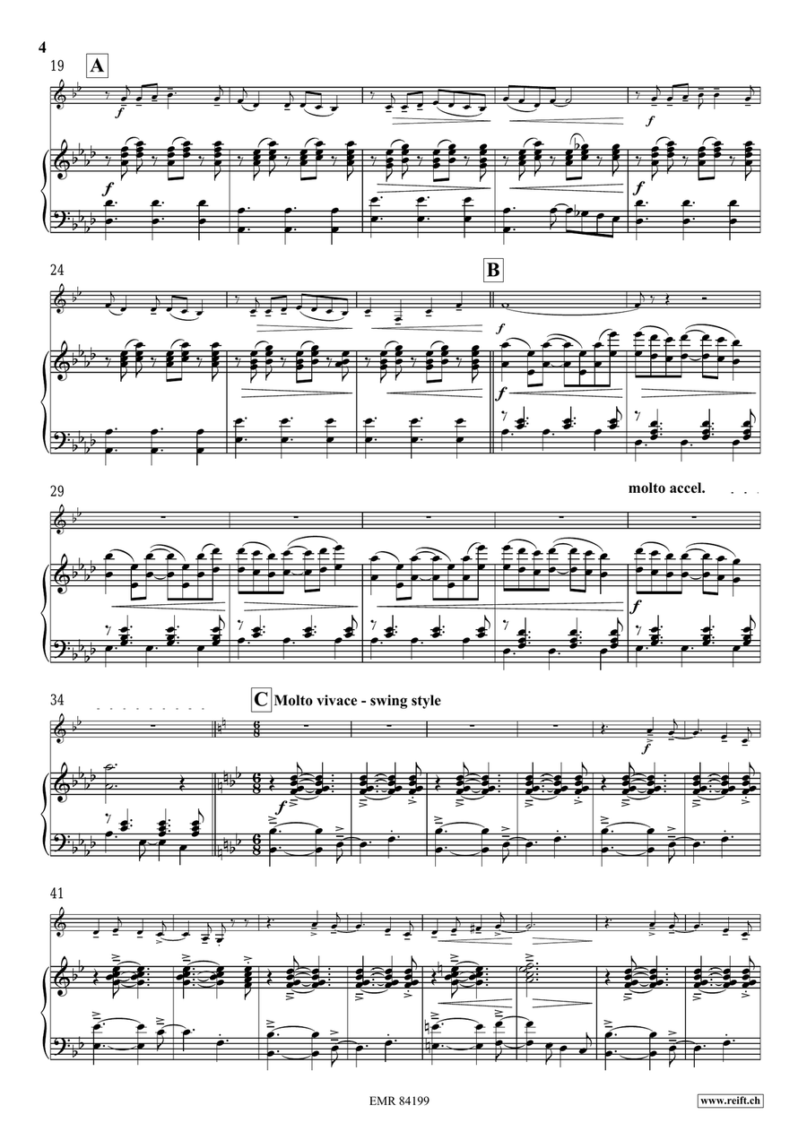 Blue Light Blue Light Bass Clarinet scores gallery preview page 6
