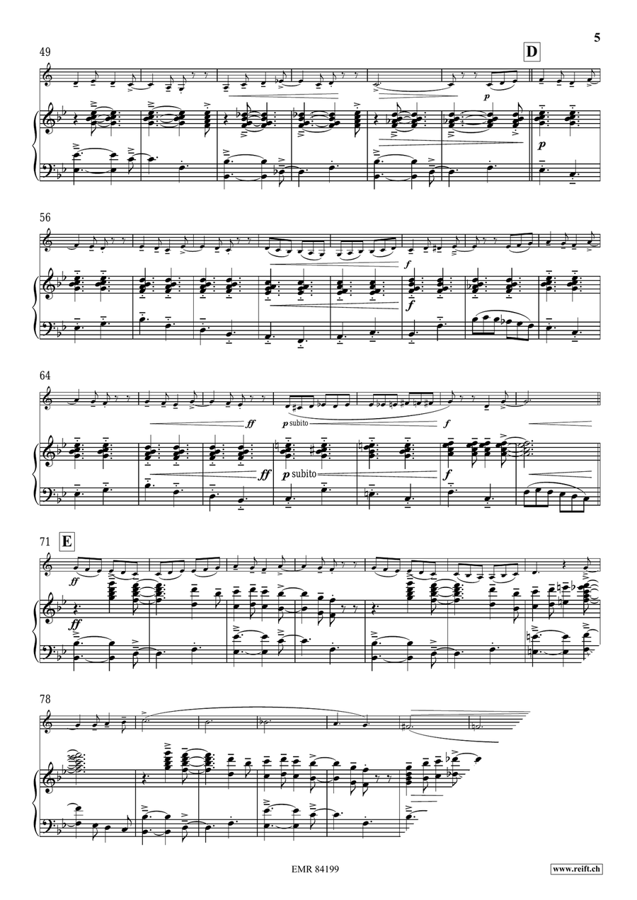Blue Light Blue Light Bass Clarinet scores gallery preview page 7