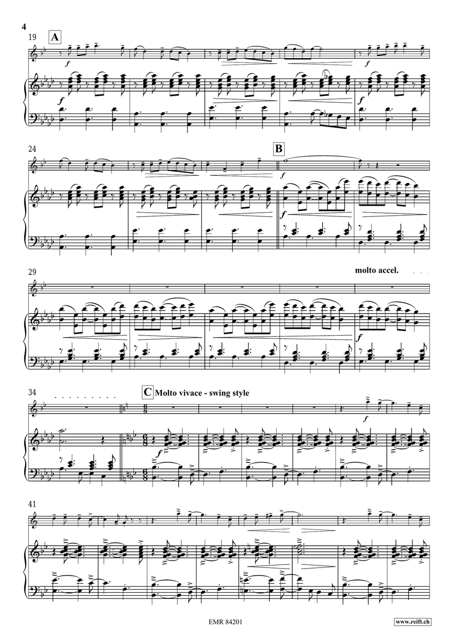 Blue Light Blue Light Tenor Saxophone scores gallery preview page 6