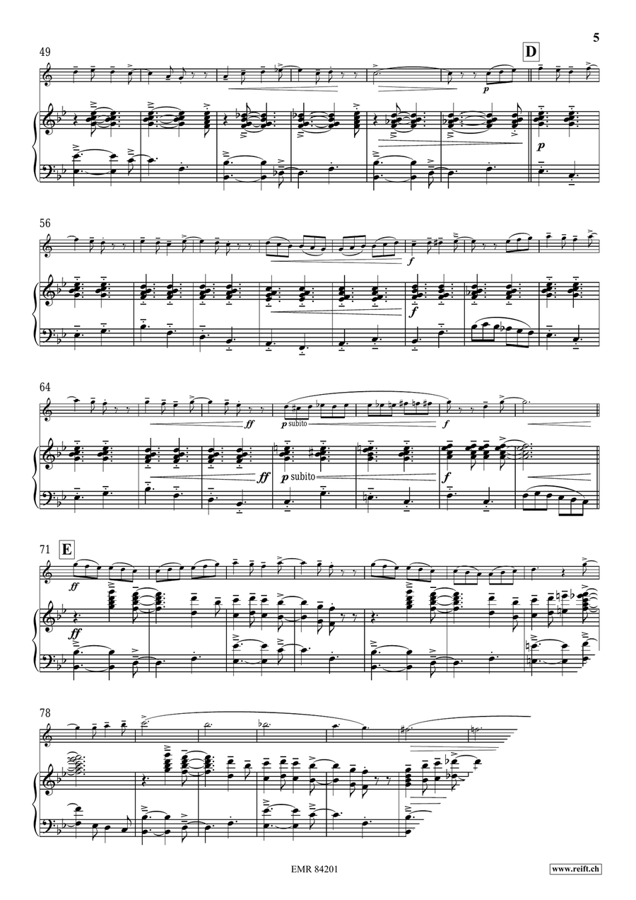 Blue Light Blue Light Tenor Saxophone scores gallery preview page 7