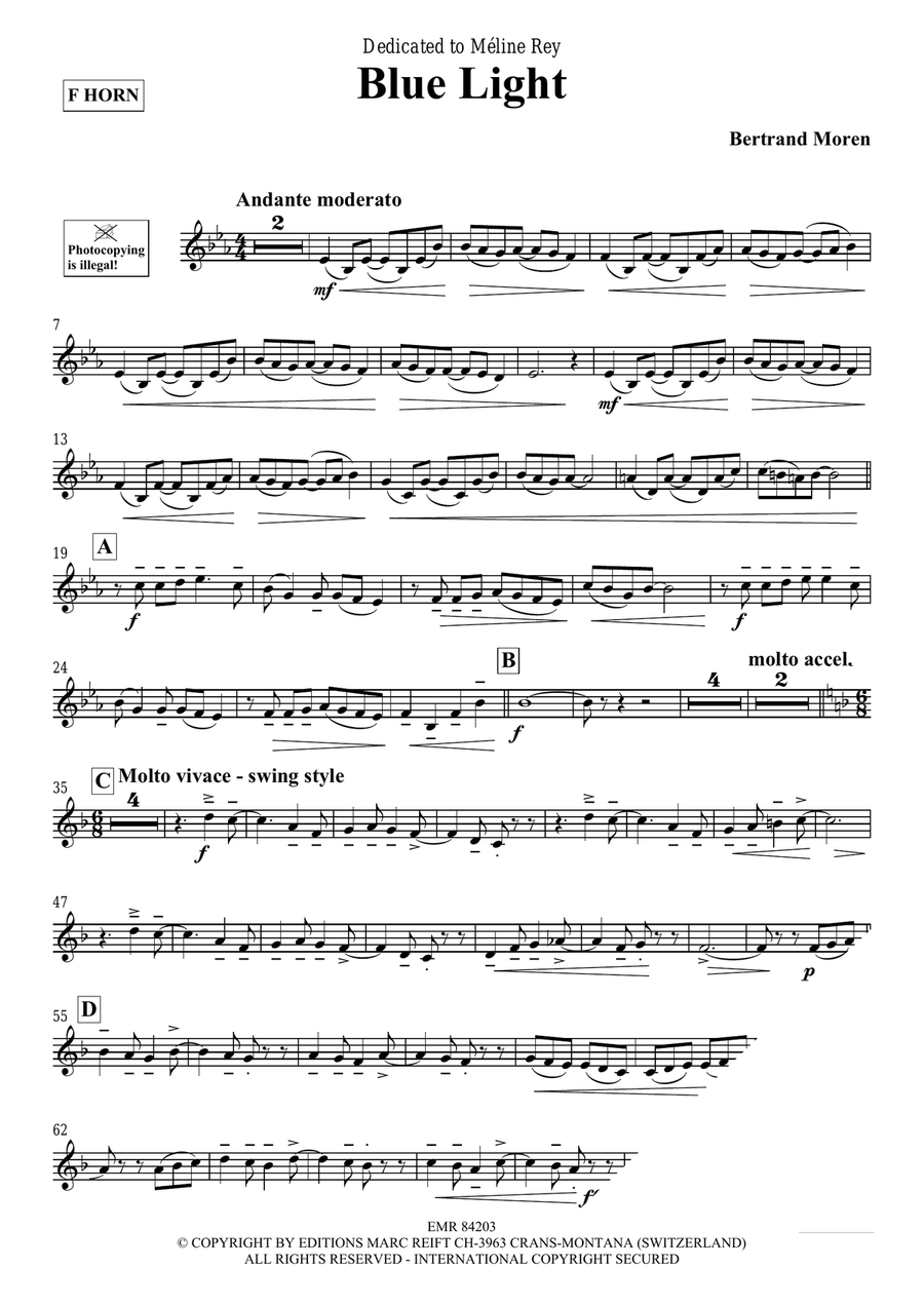 Blue Light Blue Light Horn scores gallery preview page 4