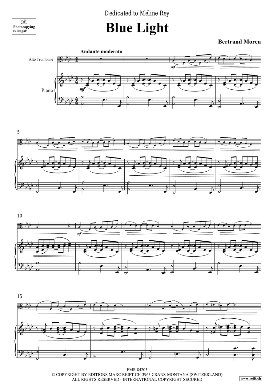 Blue Light Blue Light Piano Accompaniment scores gallery preview page 5