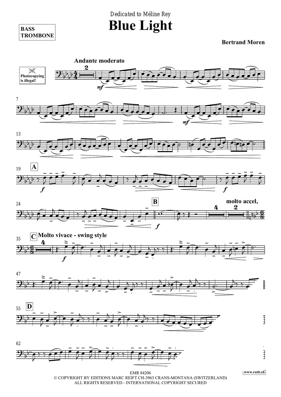 Blue Light Blue Light Bass Trombone scores gallery preview page 4