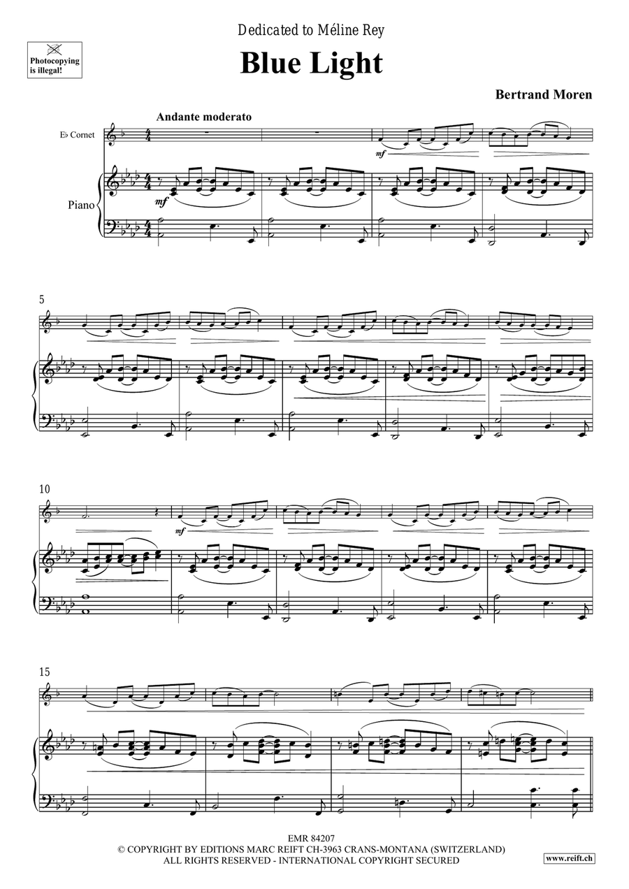 Blue Light Blue Light Cornet scores gallery preview page 5