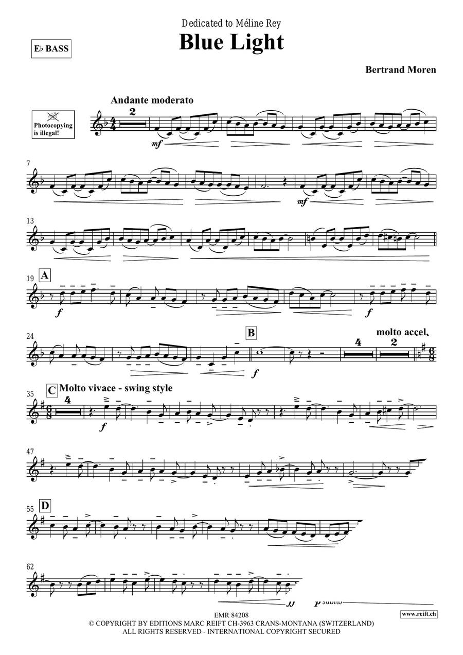 Blue Light Blue Light Voice Solo scores gallery preview page 4