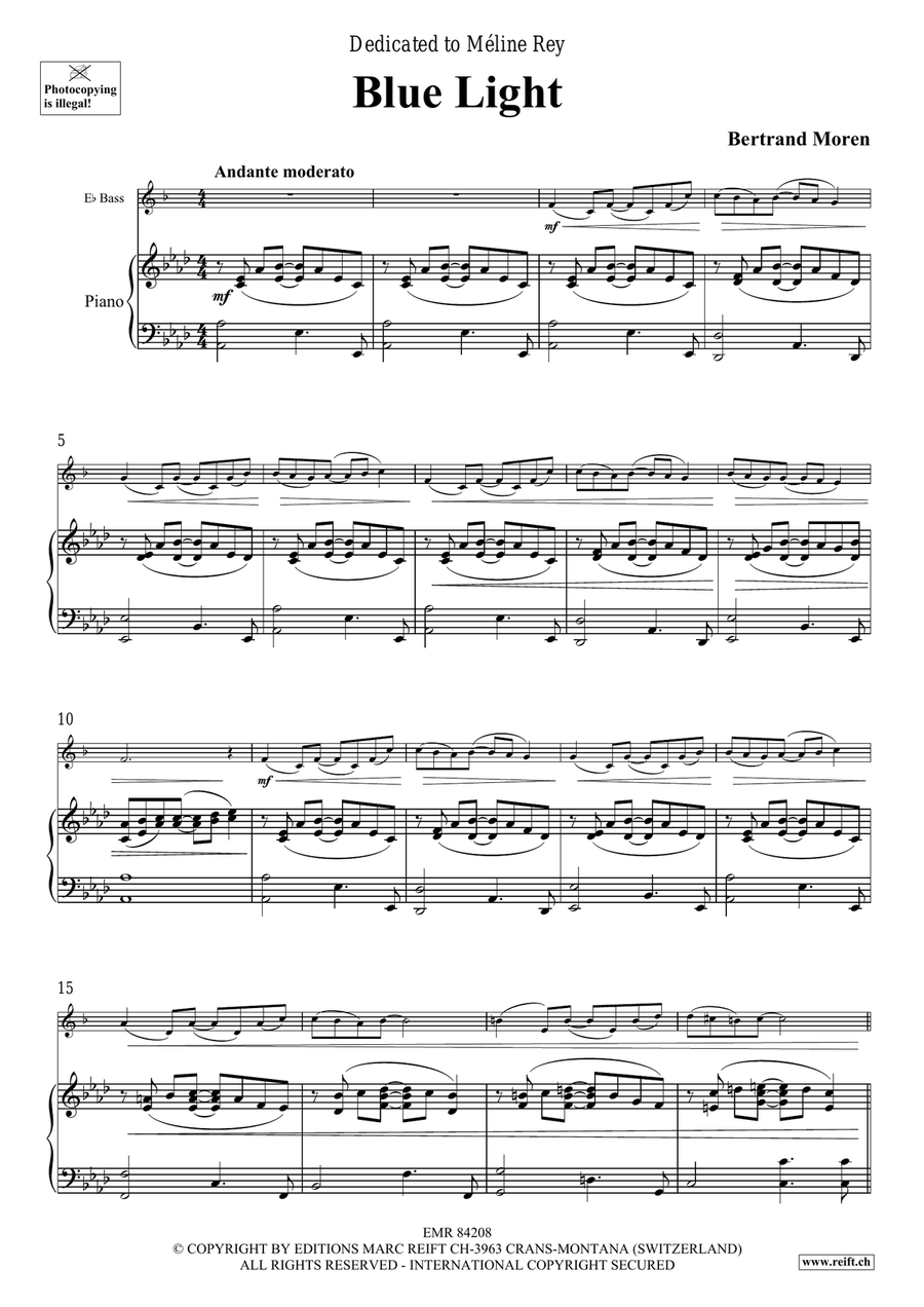 Blue Light Blue Light Voice Solo scores gallery preview page 5